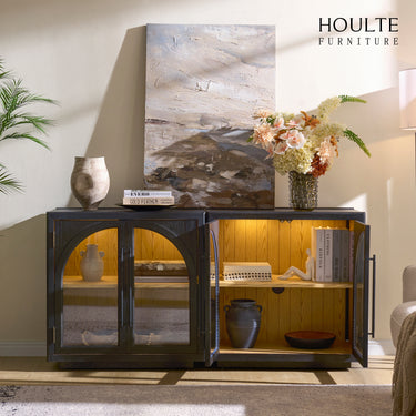 Alvar Arched Media Console（Set of 2）