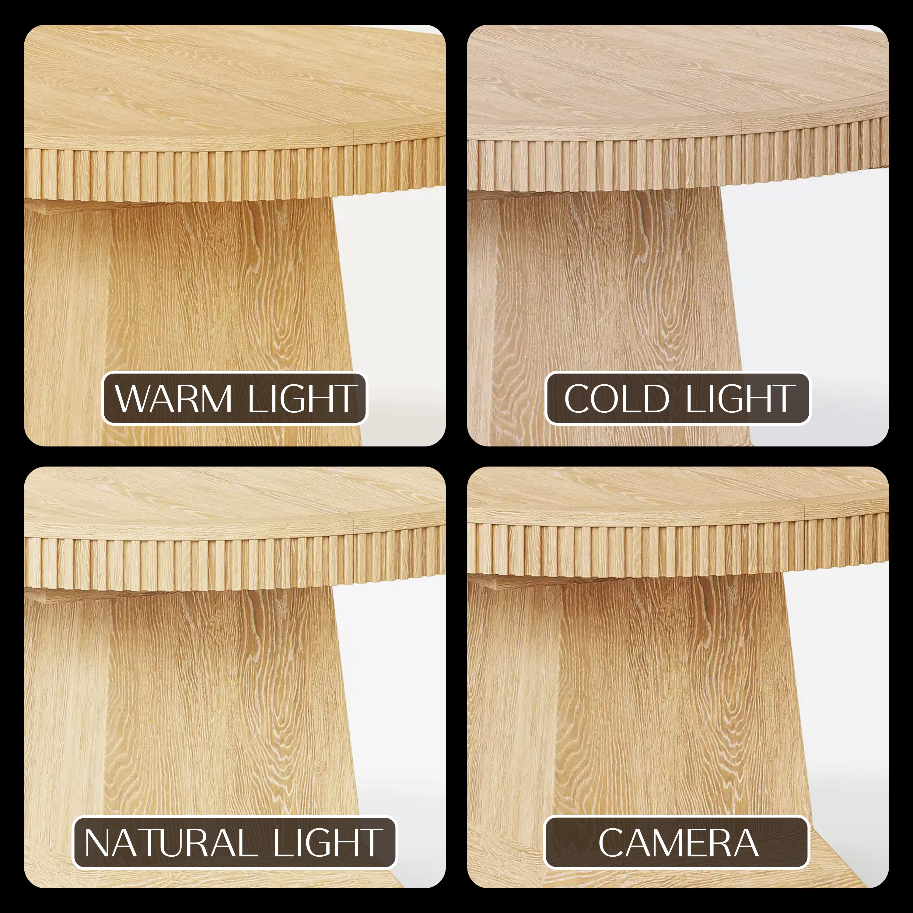 Ansel Dining Table 54" To 85"