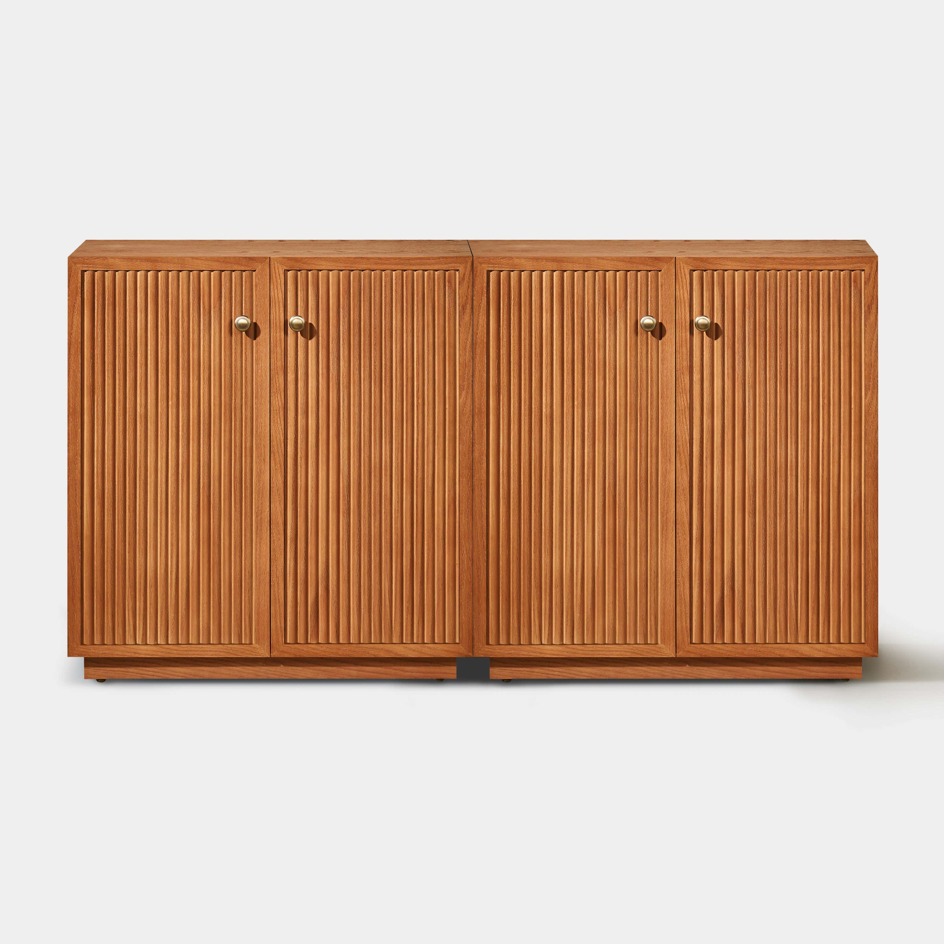 Avery Oak Console 60"W (Set of 2)