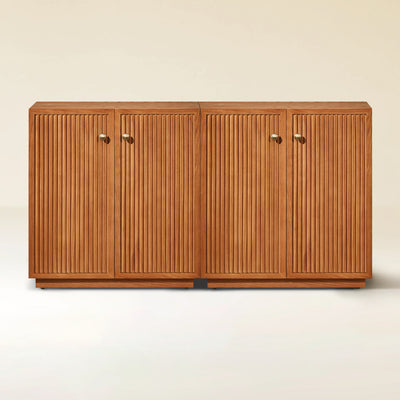 Avery Oak Console 60"W (Set of 2)