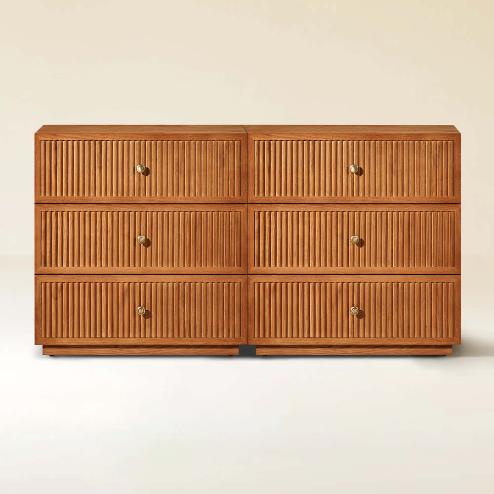 Avery Oak Drawer 60"W (Set of 2)