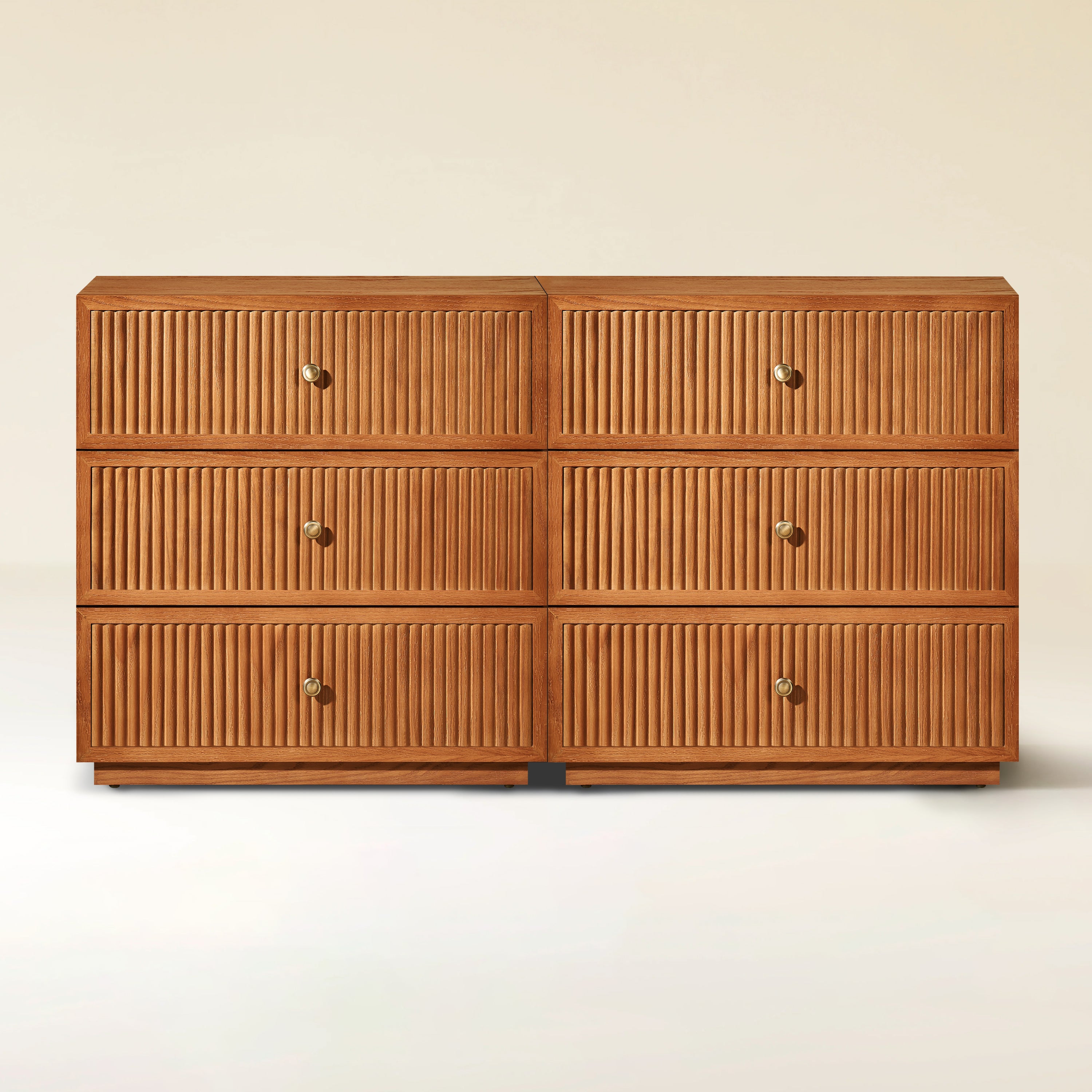 Avery Oak Drawer 60"W (Set of 2)