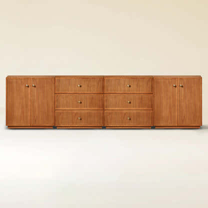 Avery Oak Modular Media Console 120"W