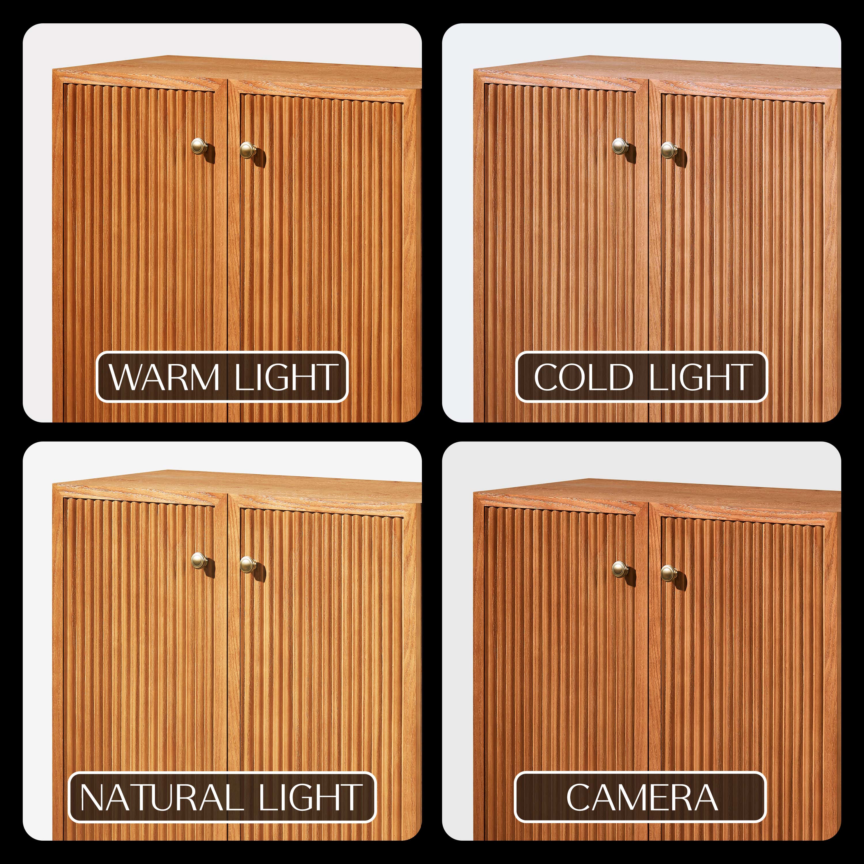 Avery Oak Console 60"W (Set of 2)