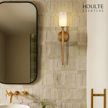 Axis Alabaster 1 Light Wall Sconce 21.6"H