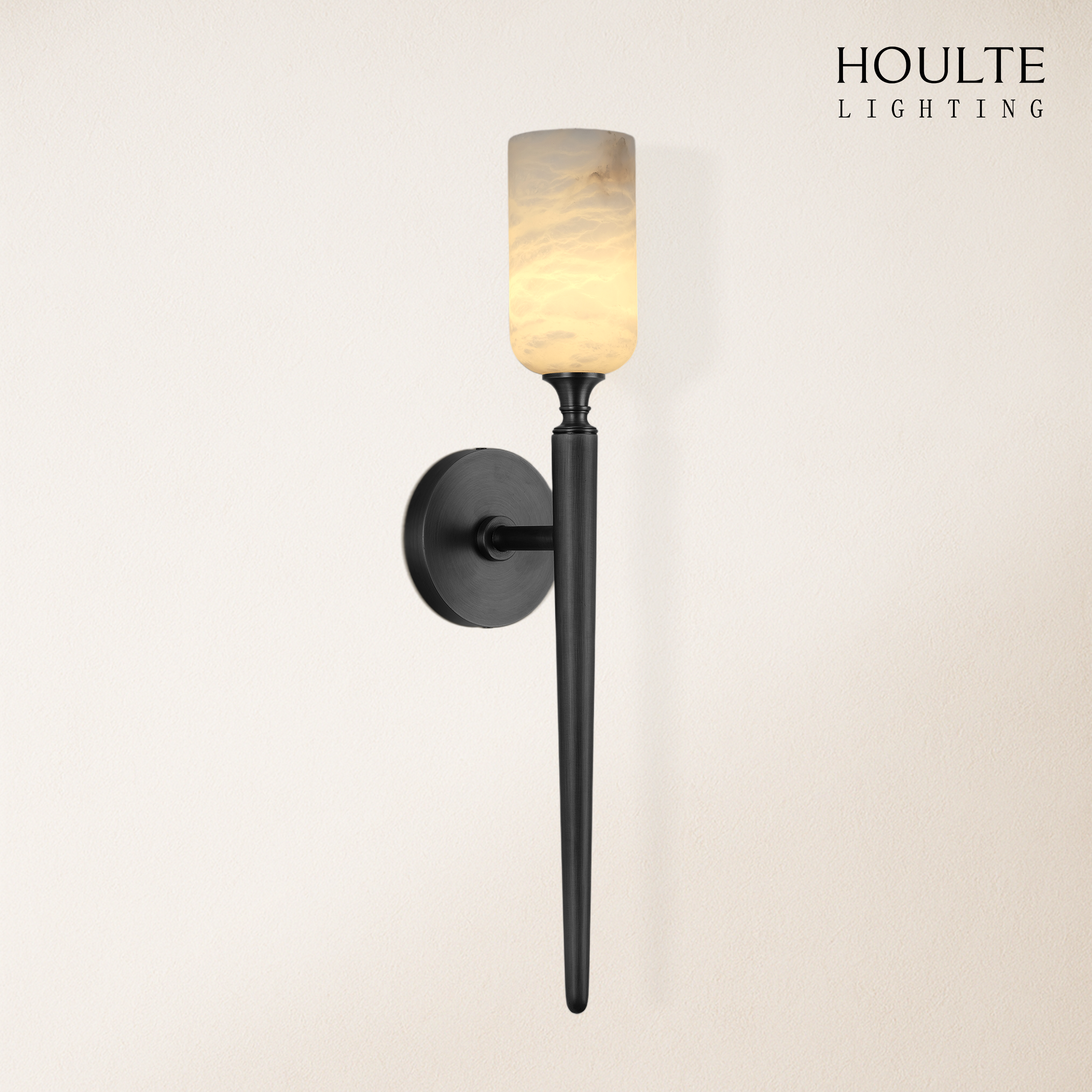 Axis Alabaster 1 Light Wall Sconce 21.6"H