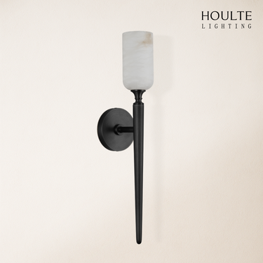 Axis Alabaster 1 Light Wall Sconce 21.6"H