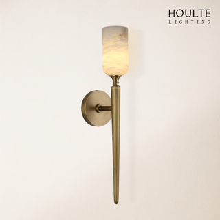 Axis Alabaster 1 Light Wall Sconce 21.6"H