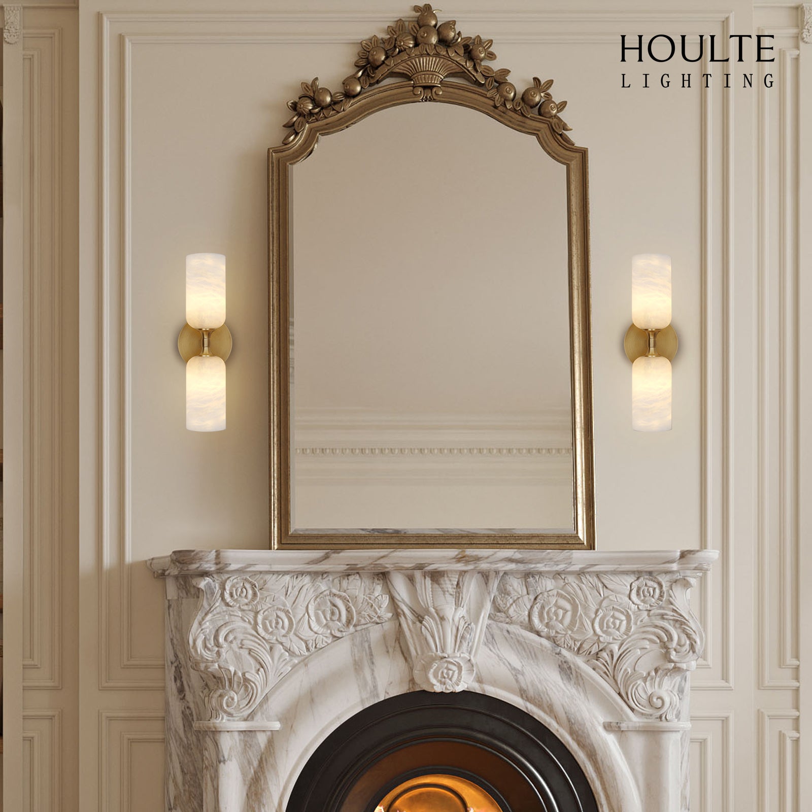 Axis Alabaster Wall Sconce 13.9"