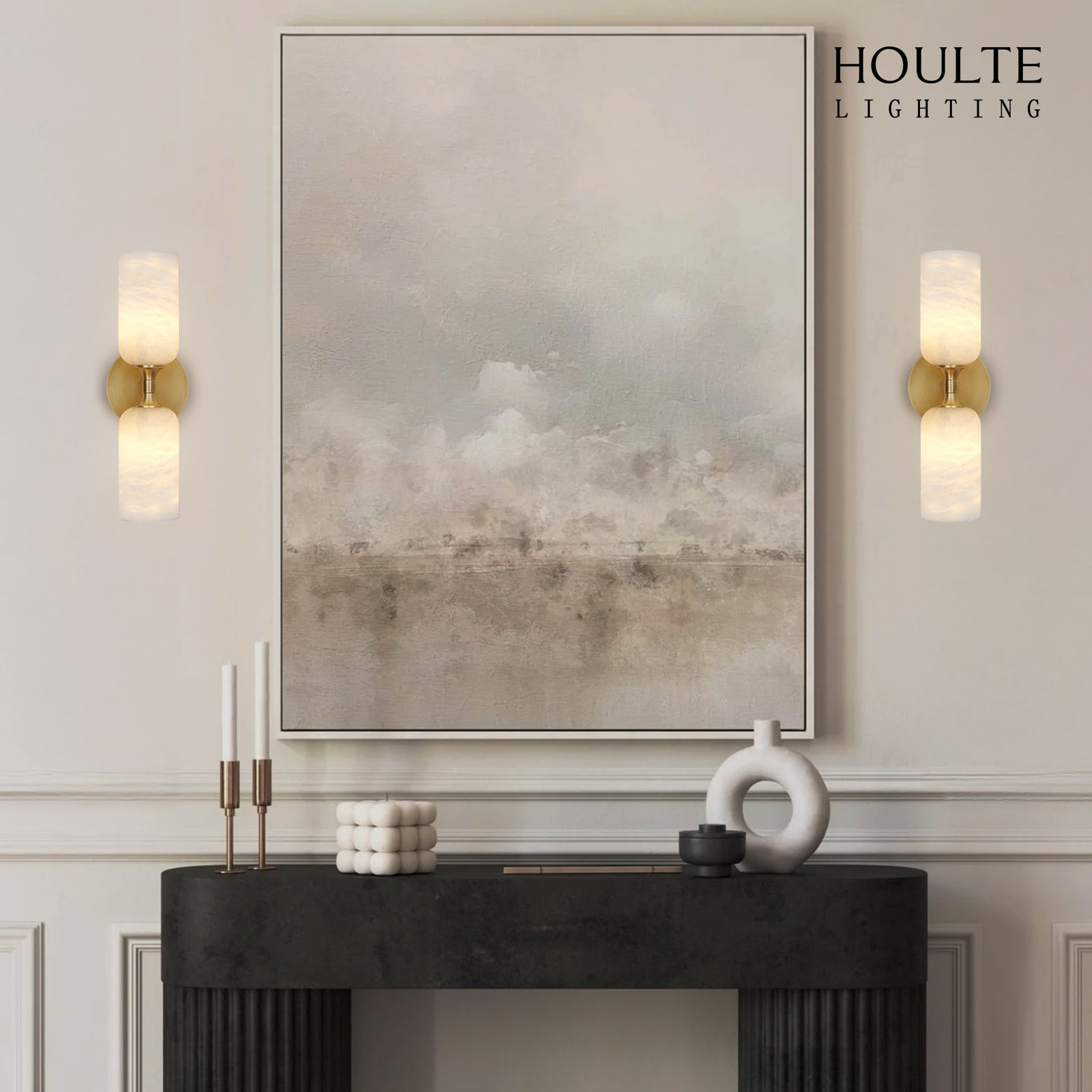 Axis Alabaster Wall Sconce 13.9"
