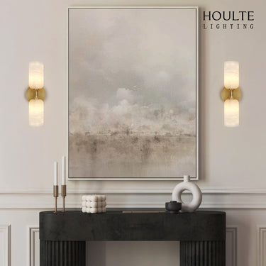 Axis Alabaster Wall Sconce 13.9"