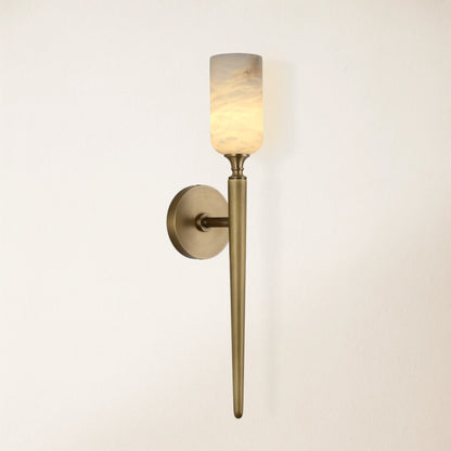 Axis Alabaster 1 Light Wall Sconce 21.6"H