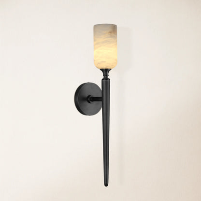 Axis Alabaster 1 Light Wall Sconce 21.6"H