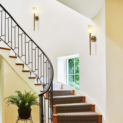 Axis Alabaster 1 Light Wall Sconce 22"H