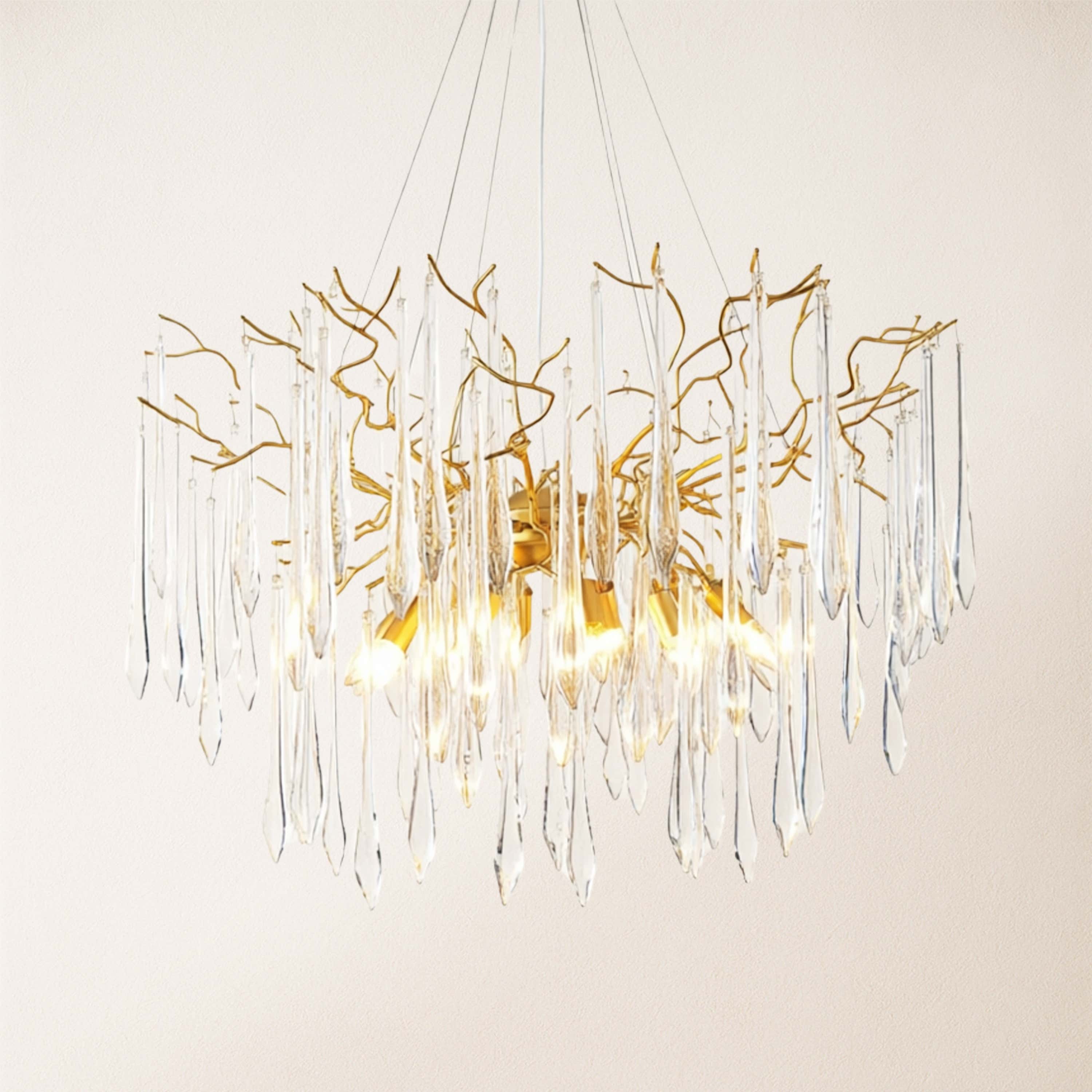 Aurevia Funnel Glass Chandelier