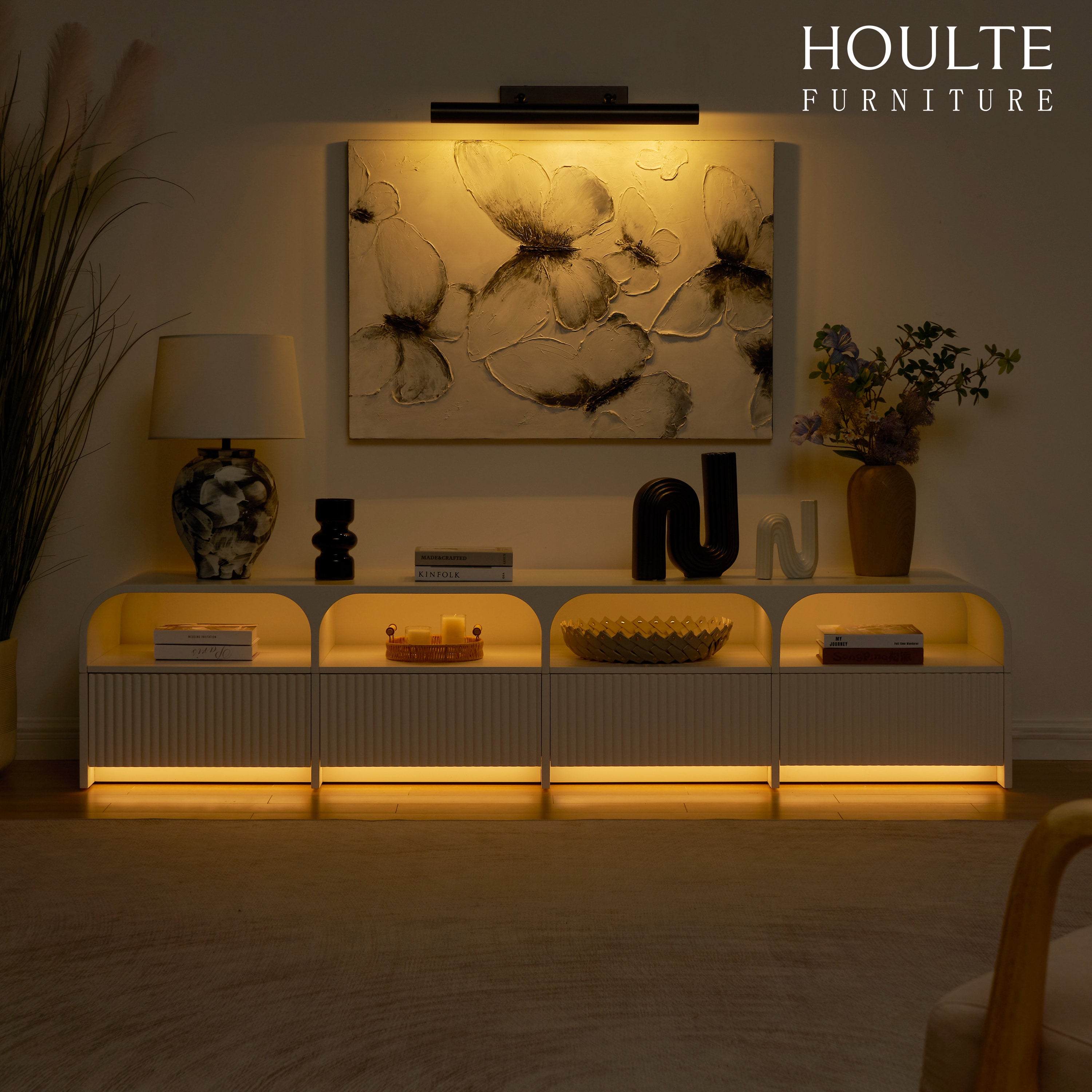 Naru Media Console 79.9" W