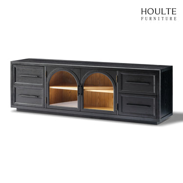 Alvar Oak Media Console 80"W