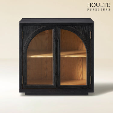 Alvar Arched Oak Storage Cabinet