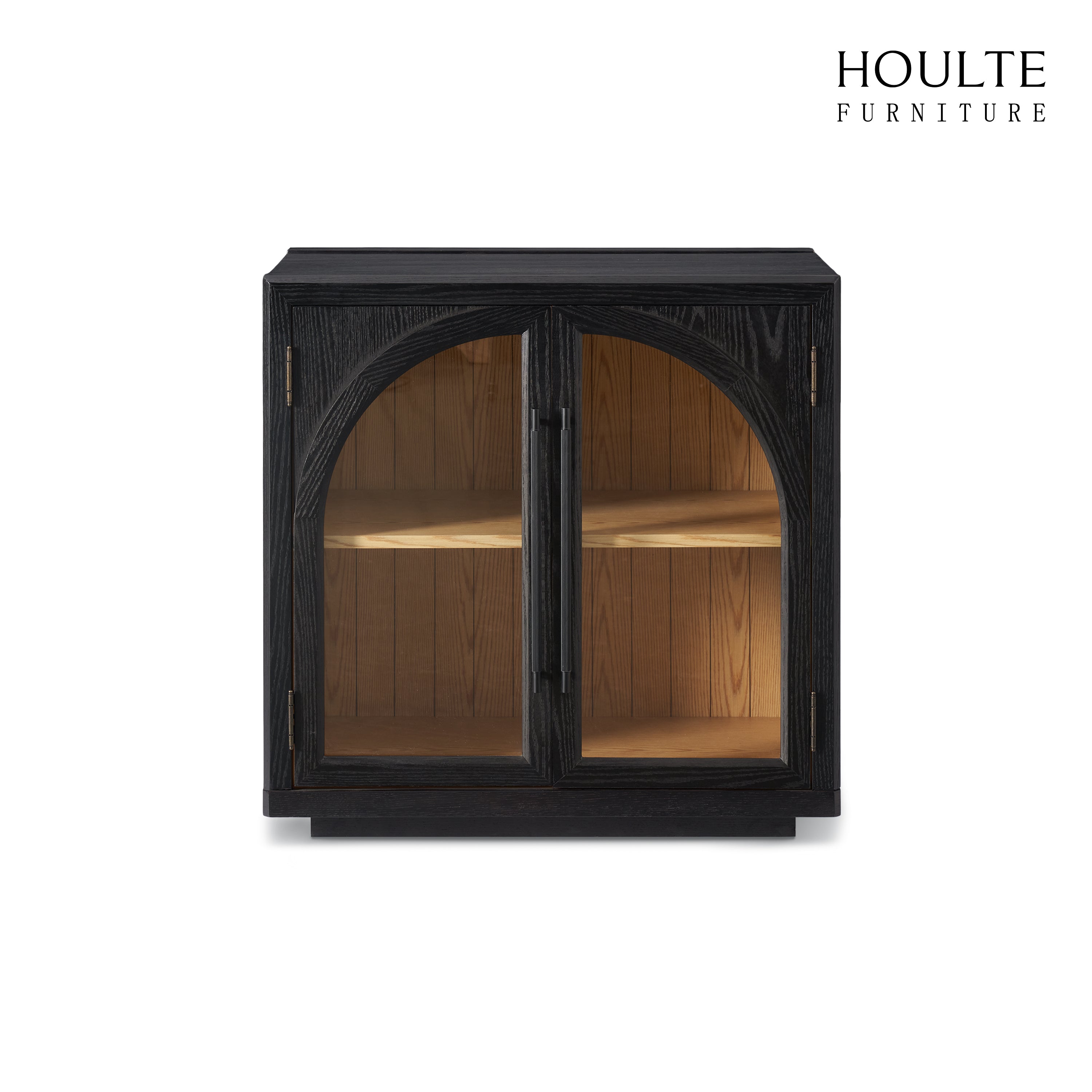 Alvar Arched Oak Storage Cabinet