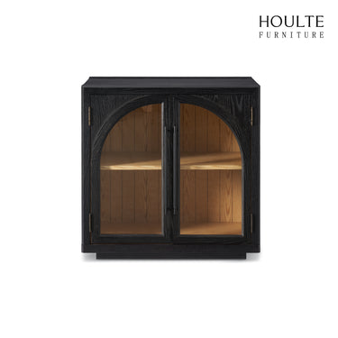 Alvar Arched Oak Storage Cabinet