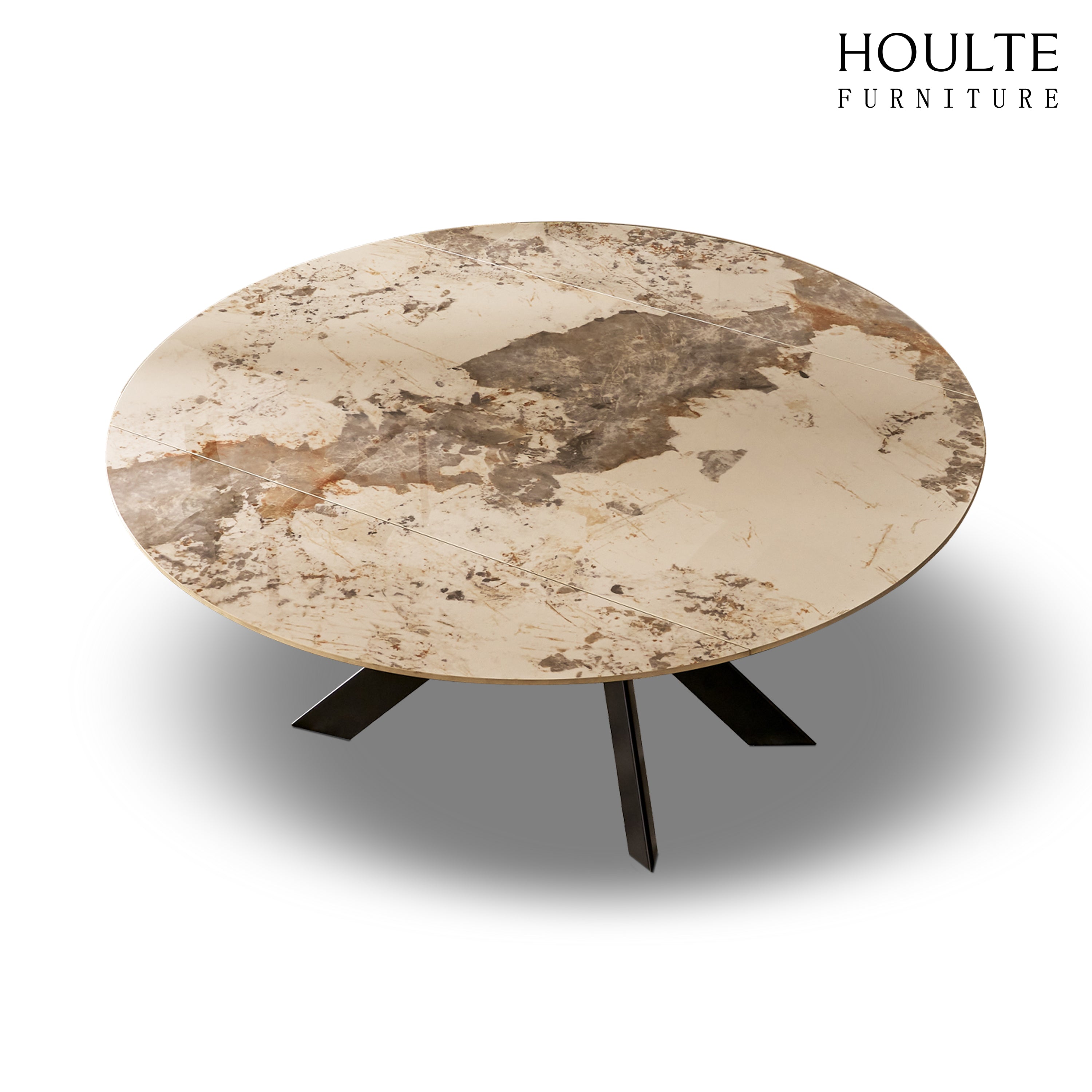 Labarthe Round Sintered Stone Dining Table 63"