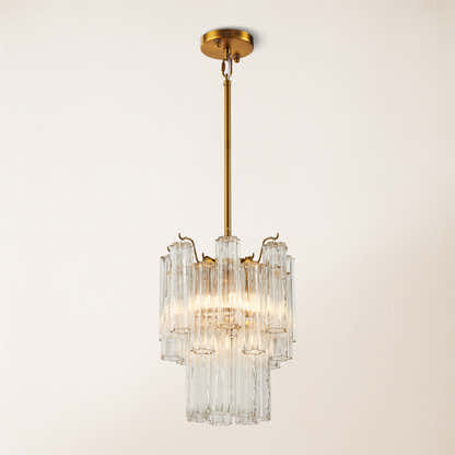 Dawel Glass Round Chandelier 12"D