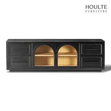 Alvar Oak Media Console 80"W