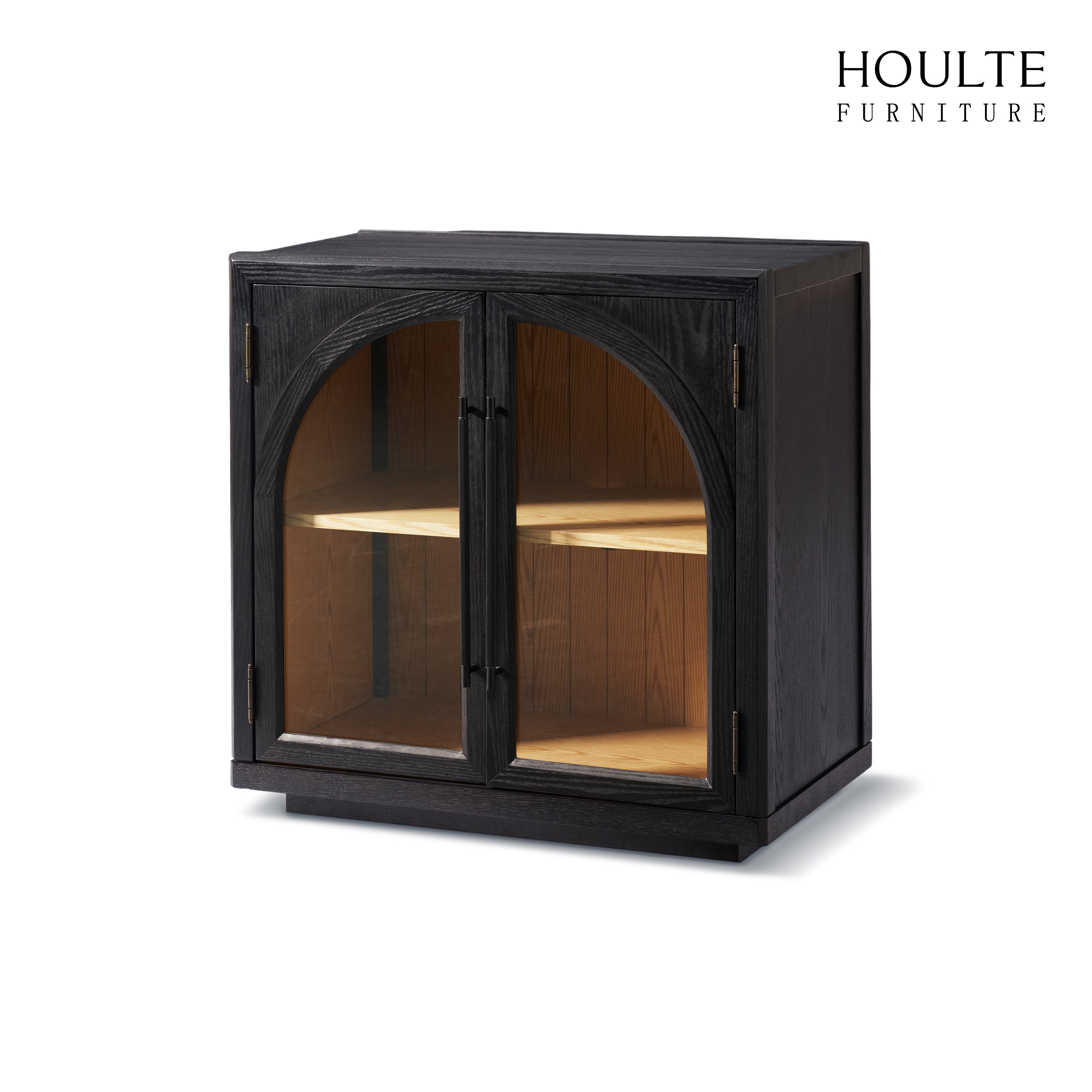 Alvar Arched Oak Storage Cabinet