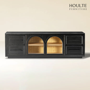 Alvar Oak Media Console 80"W
