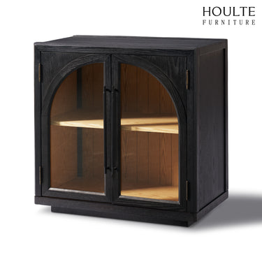 Alvar Arched Oak Storage Cabinet