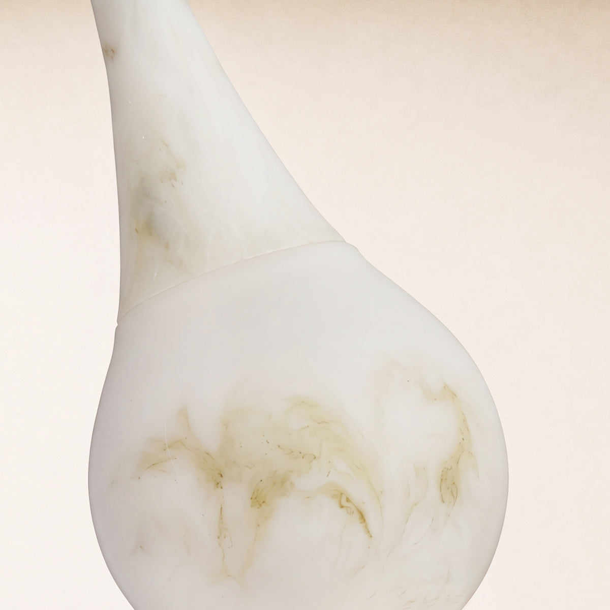 Sylvene Resin Teardrop Pendant 7.1"D 