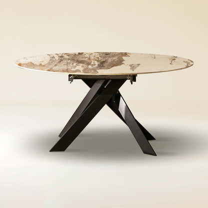 Labarthe Round Sintered Stone Dining Table 63"