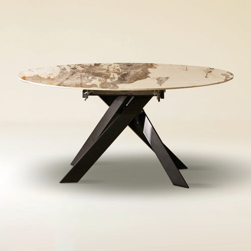 Labarthe Round Sintered Stone Dining Table 63"