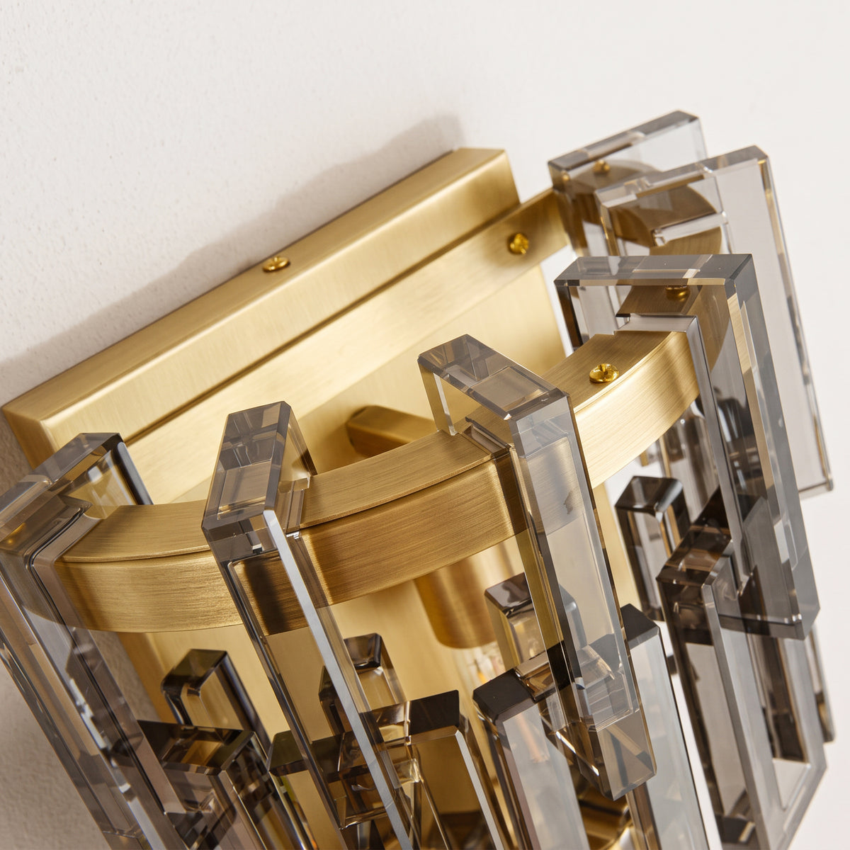 Cirelle Crystal Rectangular Wall Sconce 16.3"H 