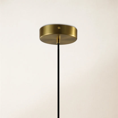 Ares Alabaster Modern Water-Drop Pendant 6"D