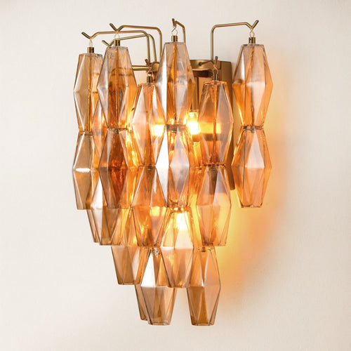 Celestial Drop Glass Wall Sconce 19.6"H