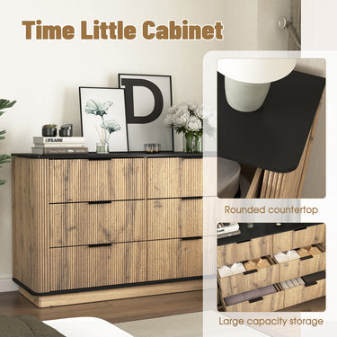 Bedenac Natural Wood Drawers 47"