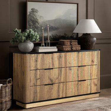 Bedenac Natural Wood Drawers 47"