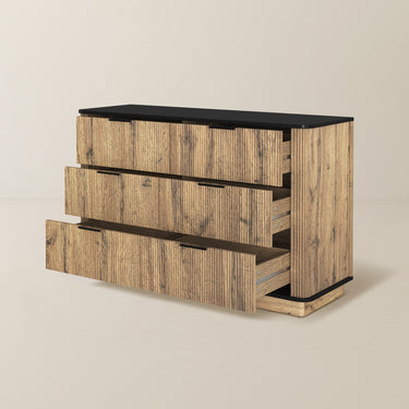 Bedenac Natural Wood Drawers 47"
