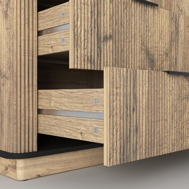 Bedenac Natural Wood Drawers 47"