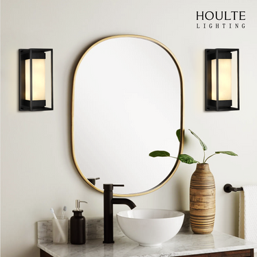 Bravura Alabaster Wall Sconce 15.7"H