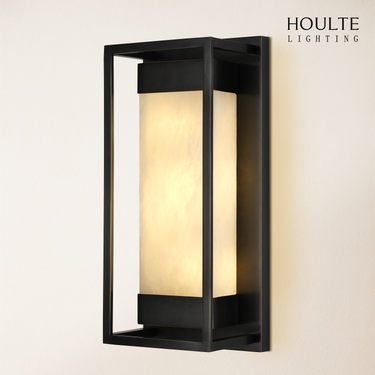 Bravura Alabaster Wall Sconce 15.7"H