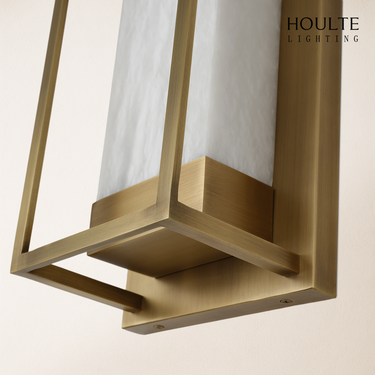 Bravura Alabaster Wall Sconce 15.7"H