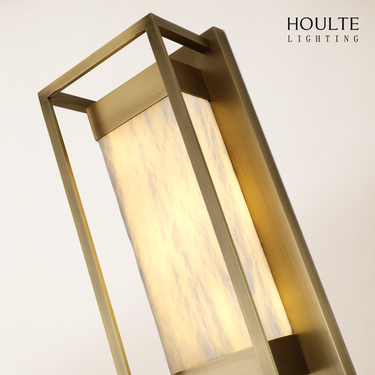 Bravura Alabaster Wall Sconce 15.7"H