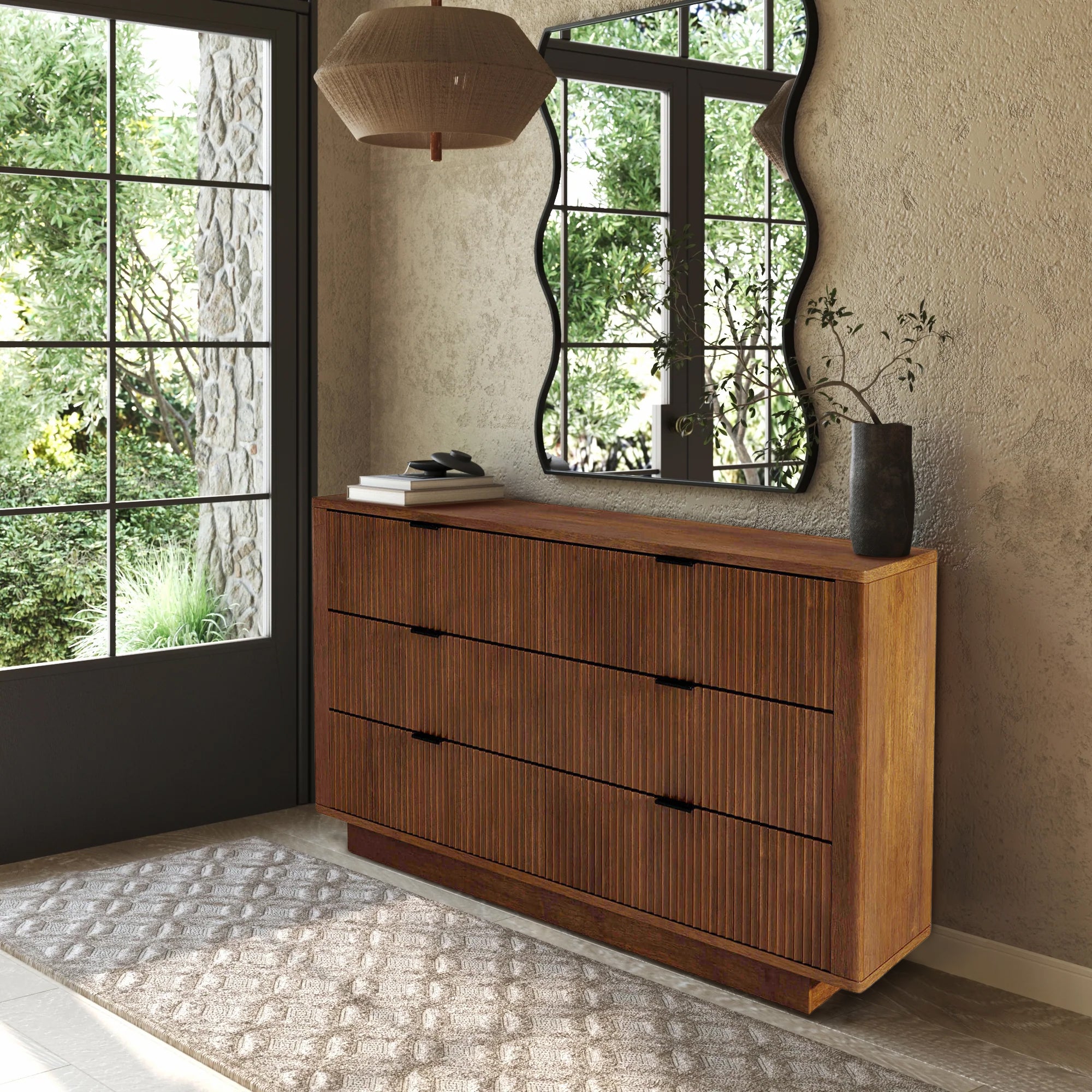 Buffet Mid-Century Sideboard 56"