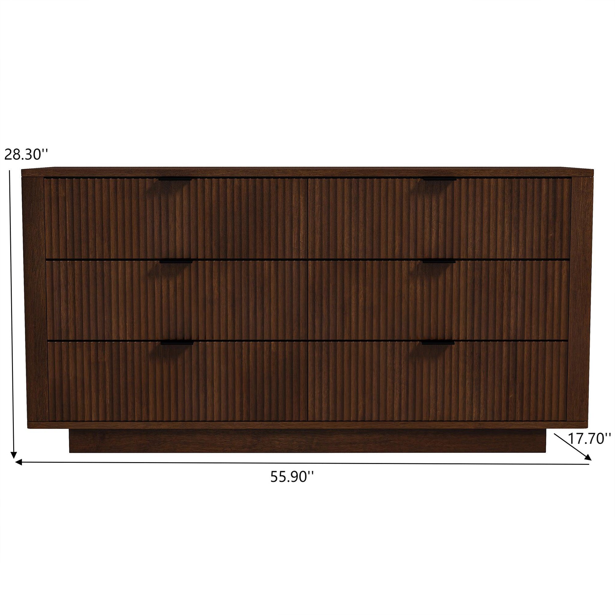 Buffet Mid-Century Sideboard 56"