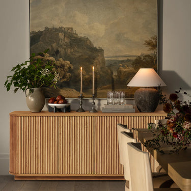 Buffet Striped Sideboard 64"
