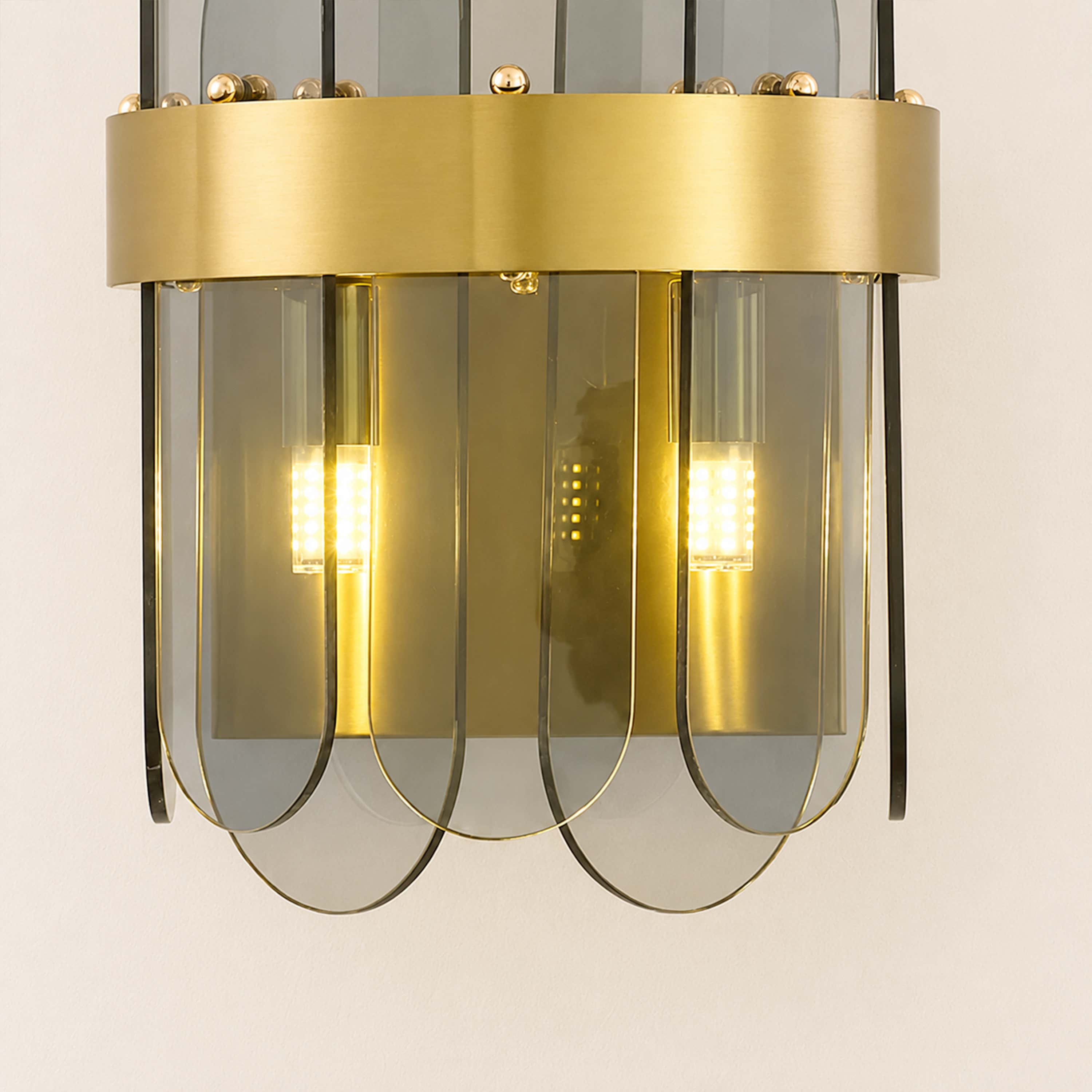 Cyra Glass Wall Sconce