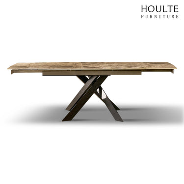 Labarthe Extended Rectangular Sintered Stone Dining Table 63"-95"