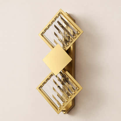 Corvina Crystal Rhombus Wall Sconce